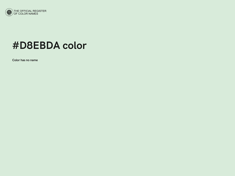 #D8EBDA color image