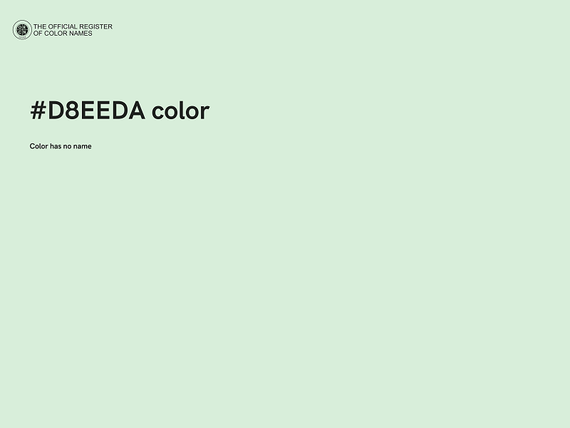 #D8EEDA color image