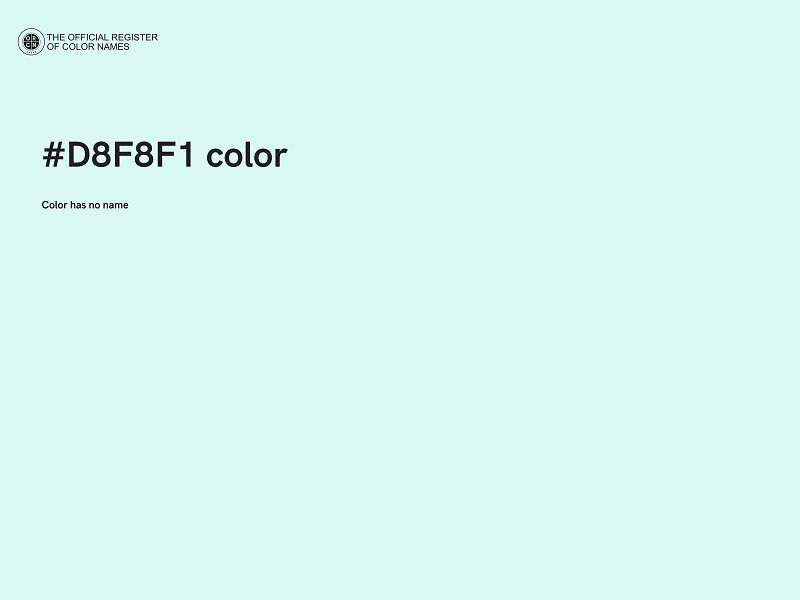 #D8F8F1 color image