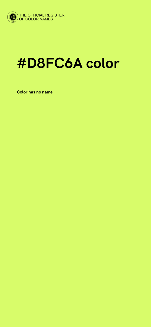 #D8FC6A color image