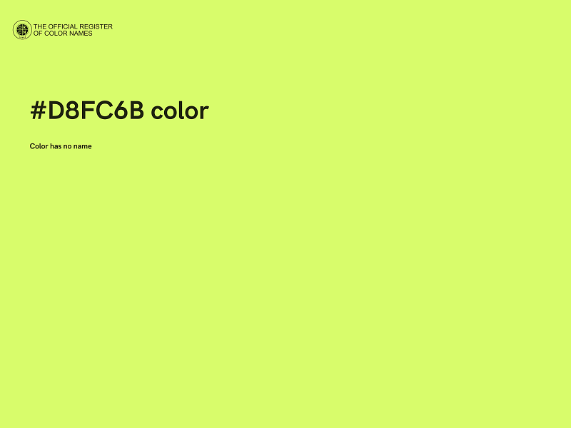 #D8FC6B color image