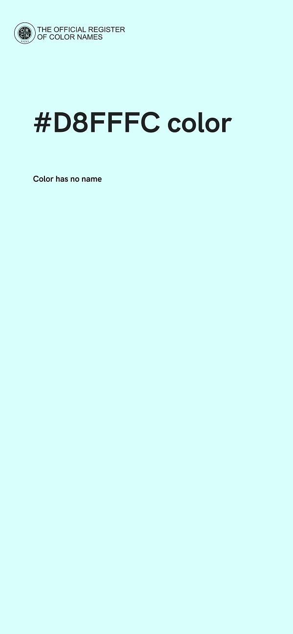 #D8FFFC color image