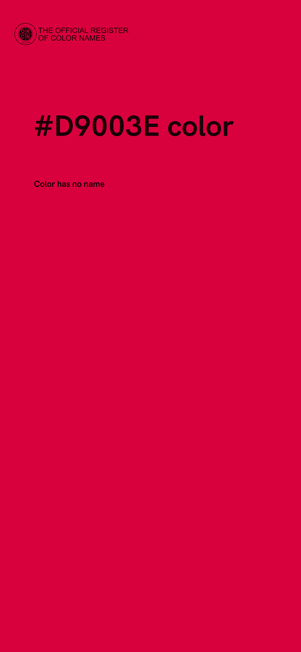#D9003E color image