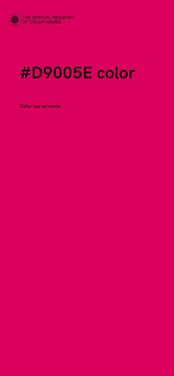 #D9005E color image