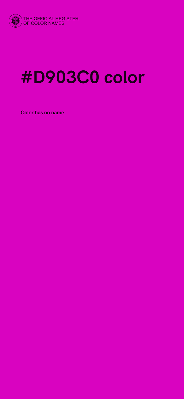 #D903C0 color image