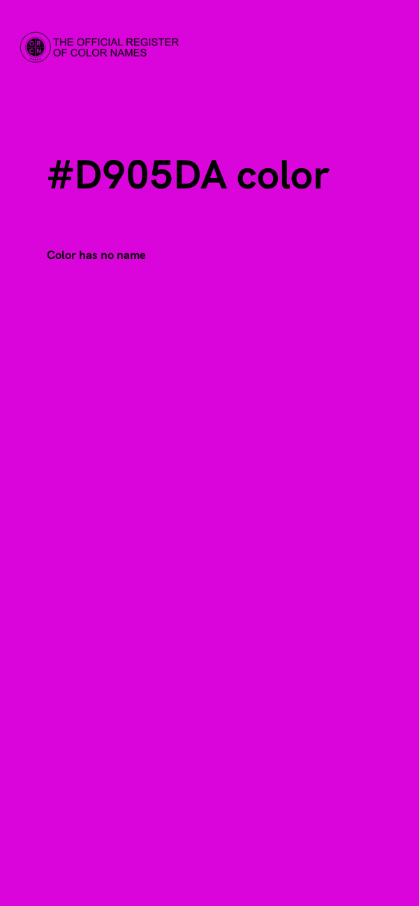 #D905DA color image