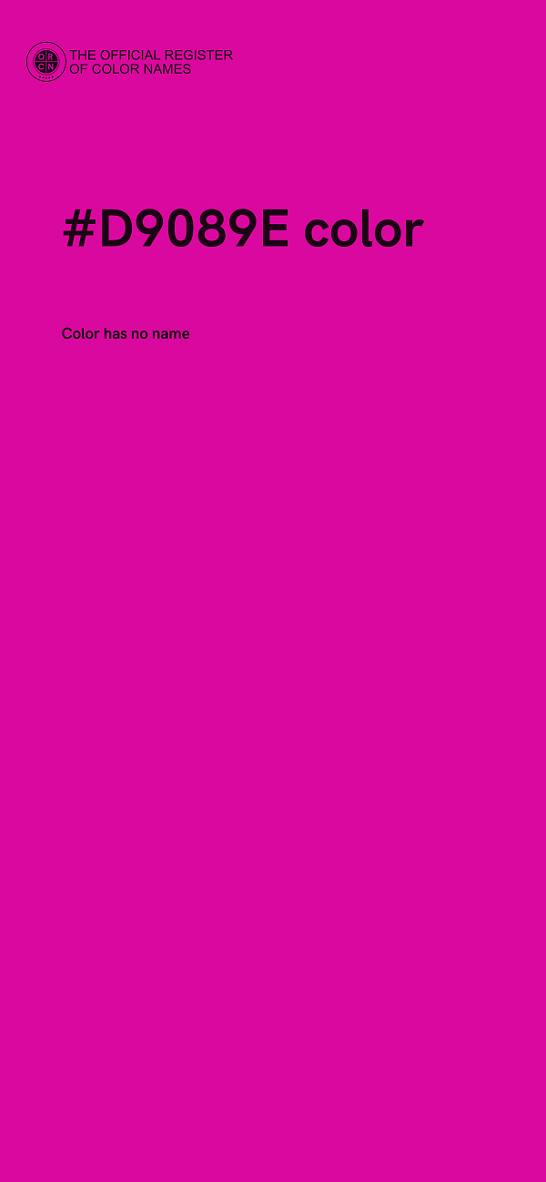 #D9089E color image