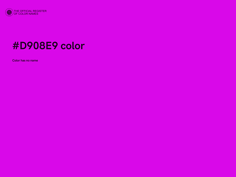 #D908E9 color image