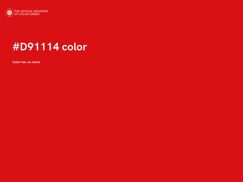 #D91114 color image