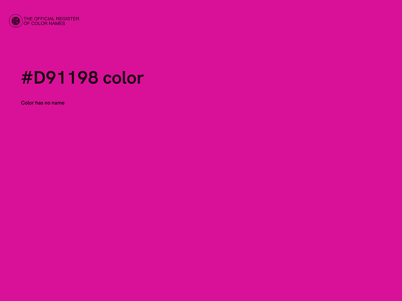 #D91198 color image