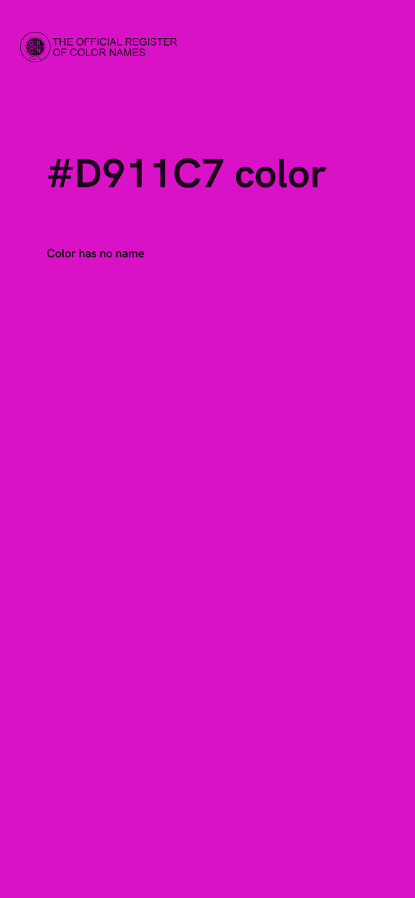 #D911C7 color image
