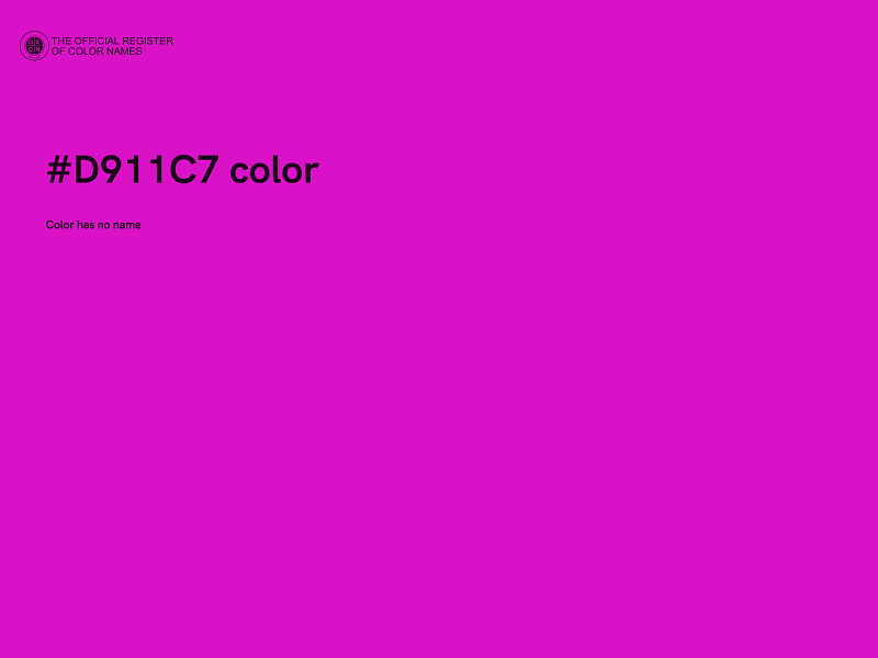 #D911C7 color image
