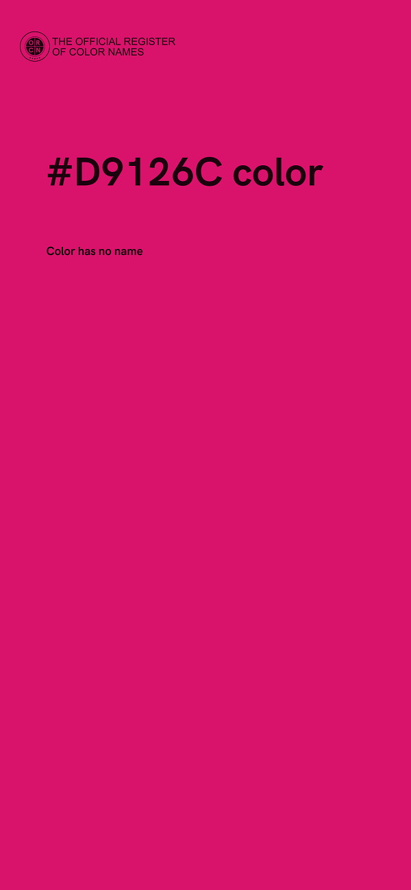 #D9126C color image
