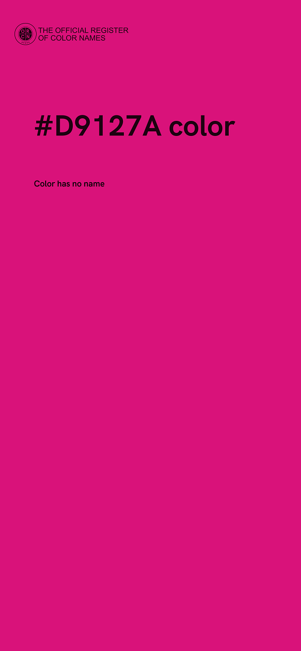 #D9127A color image