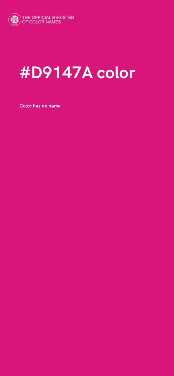 #D9147A color image