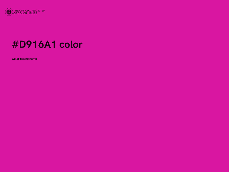 #D916A1 color image