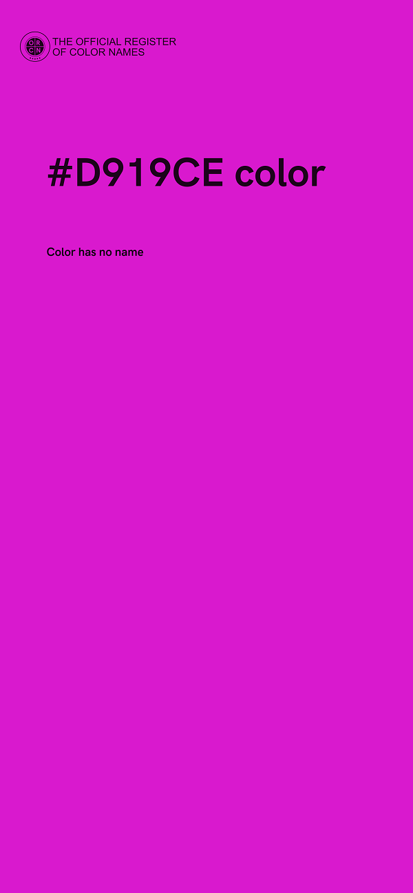 #D919CE color image