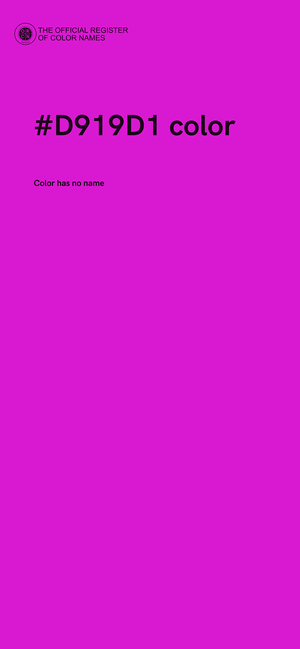 #D919D1 color image