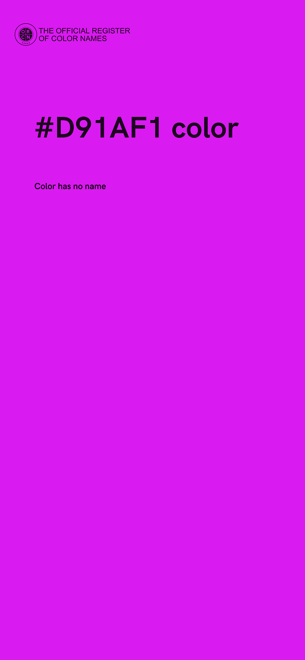 #D91AF1 color image