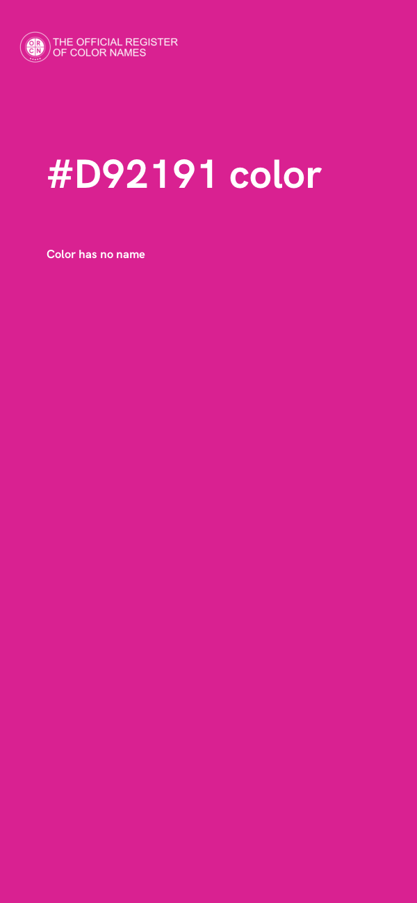 #D92191 color image