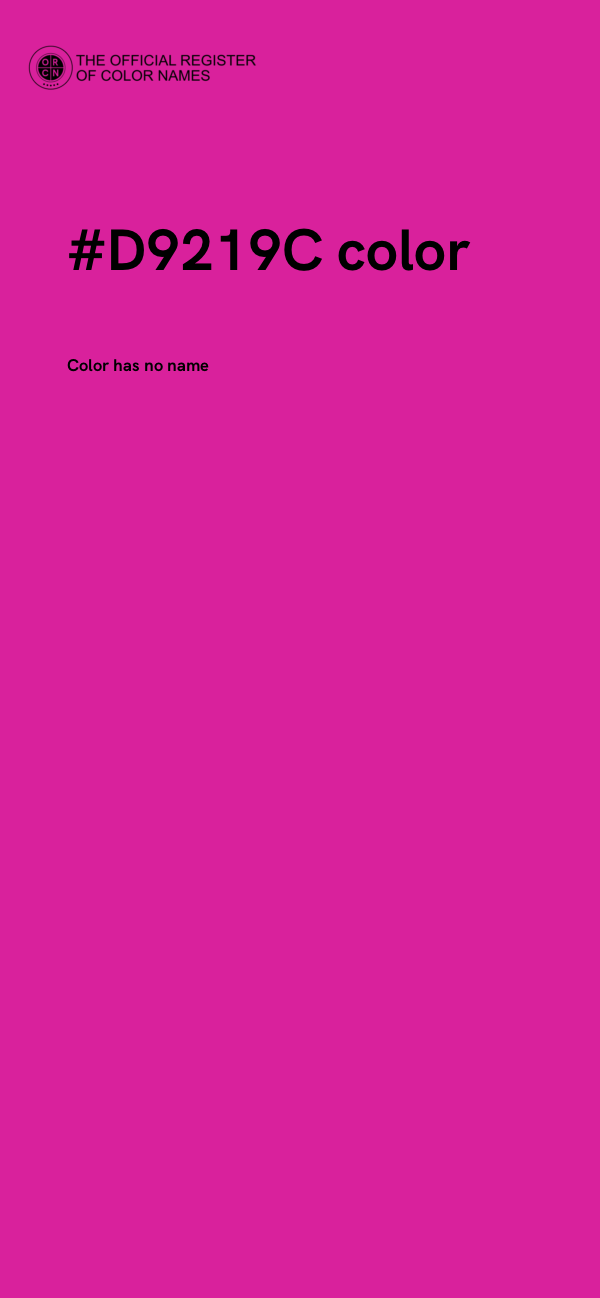 #D9219C color image