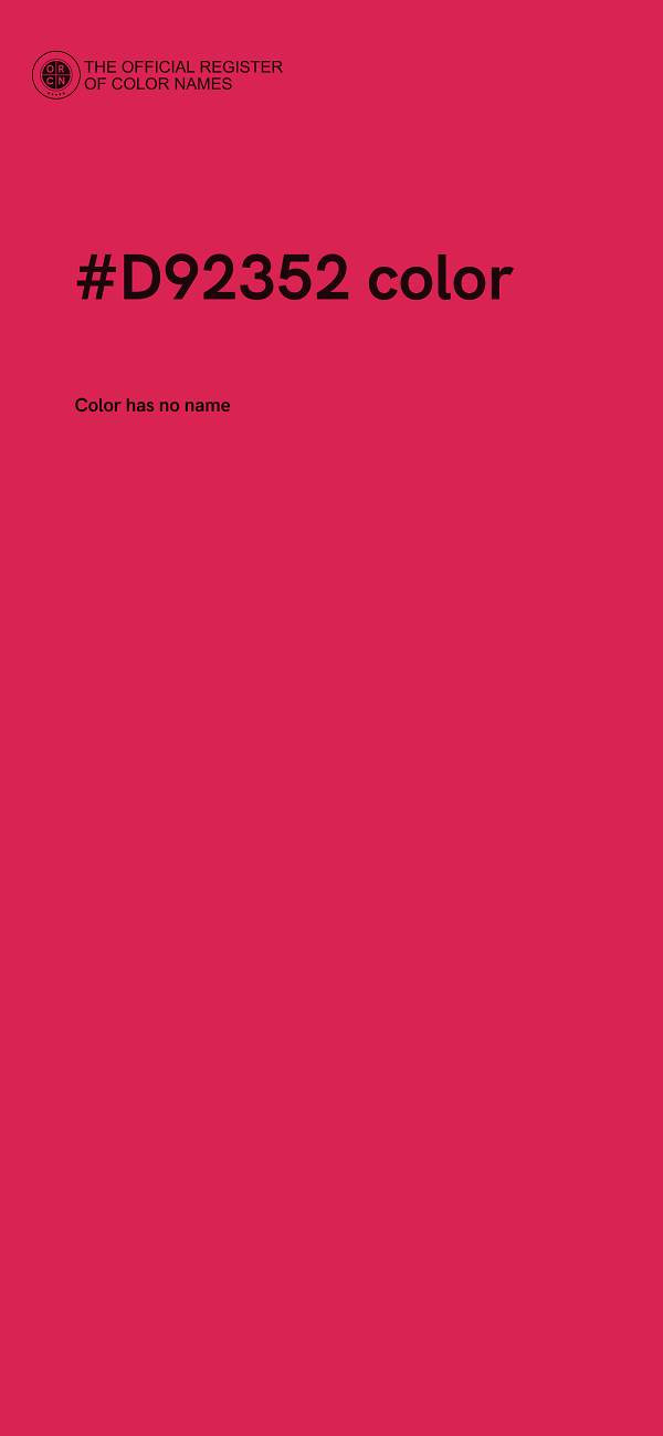 #D92352 color image
