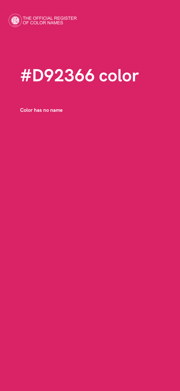 #D92366 color image
