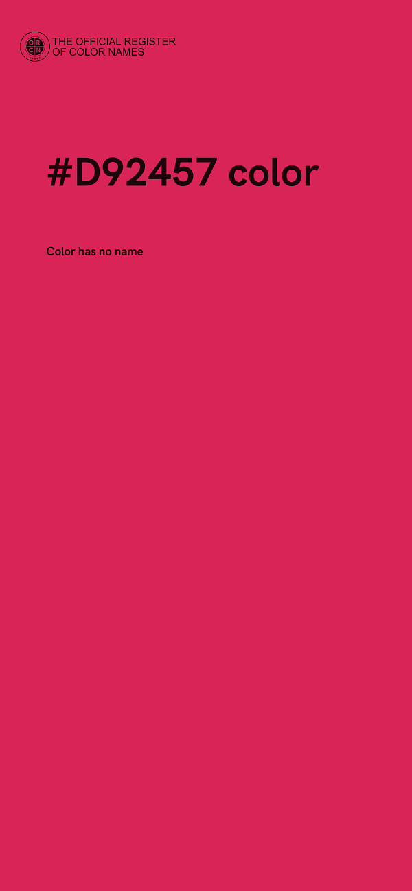 #D92457 color image