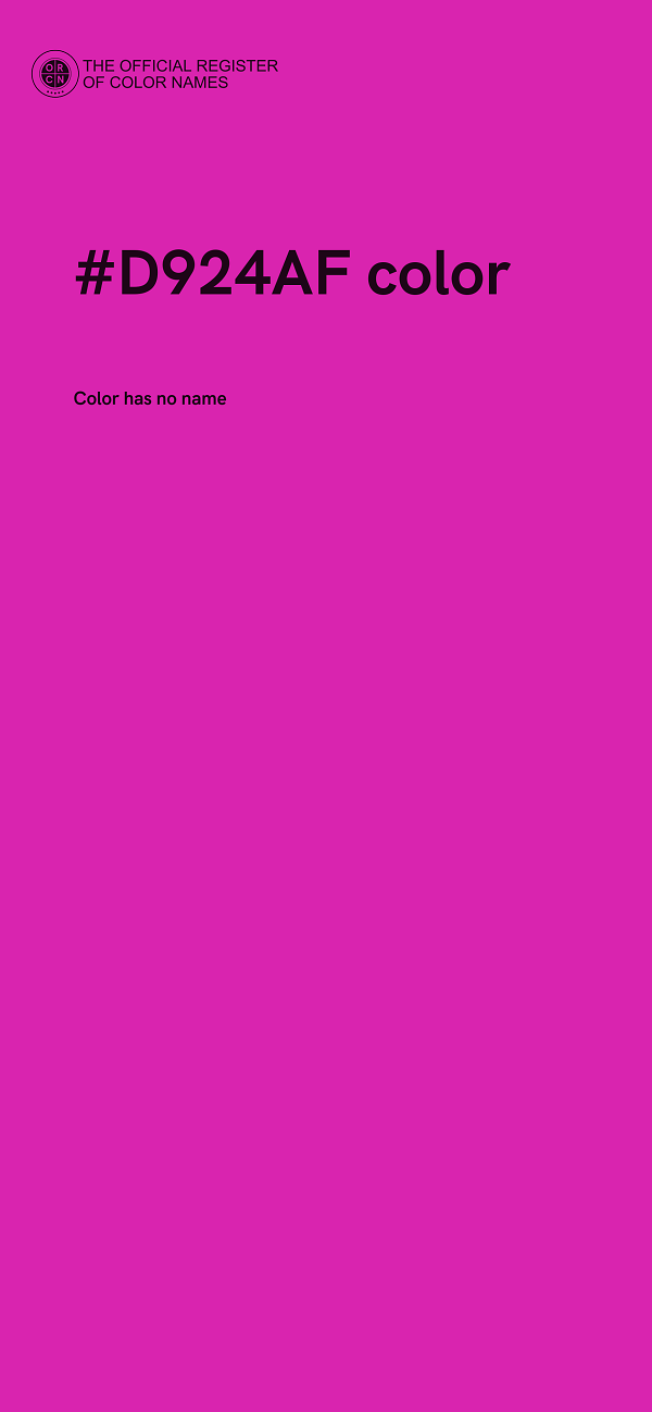 #D924AF color image