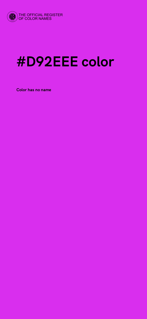 #D92EEE color image