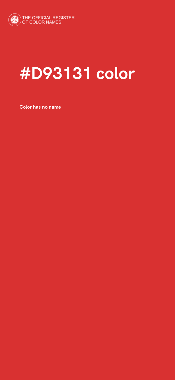 #D93131 color image