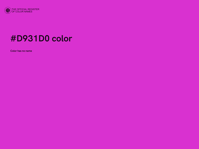 #D931D0 color image