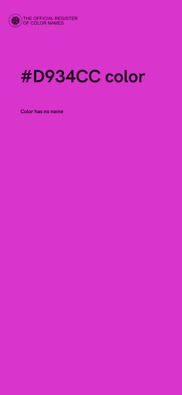 #D934CC color image