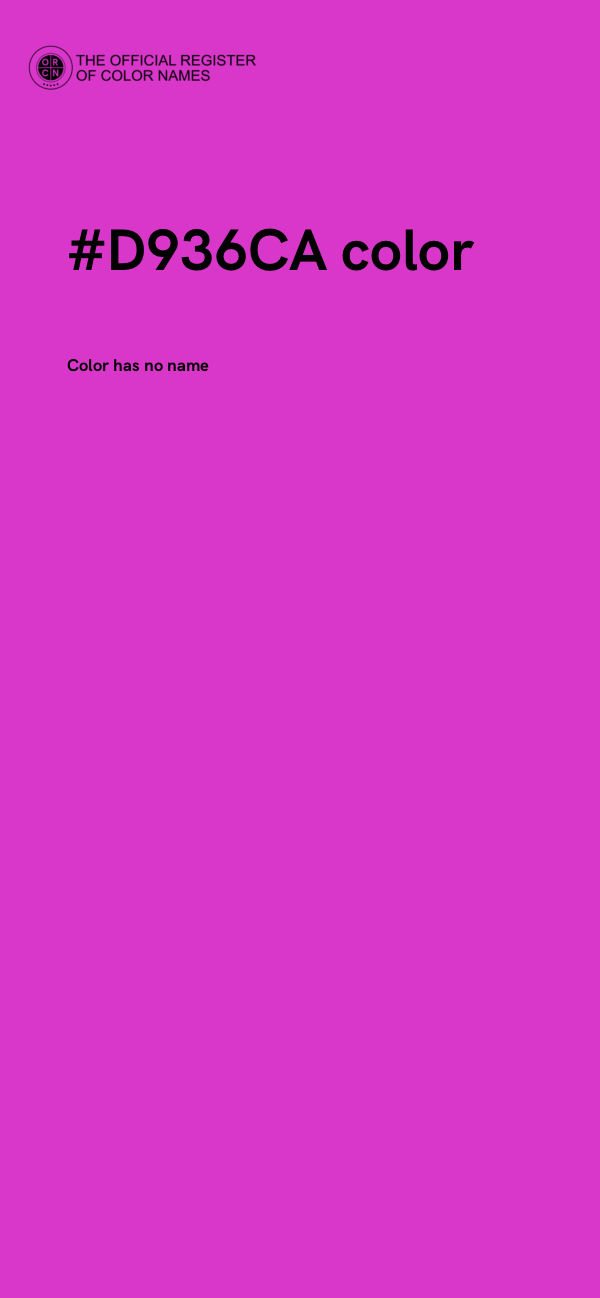 #D936CA color image