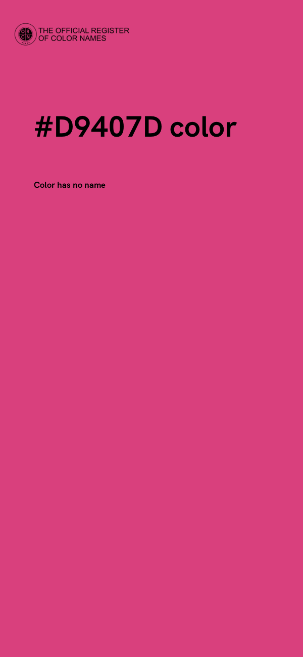 #D9407D color image