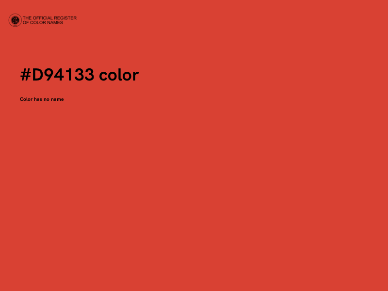 #D94133 color image