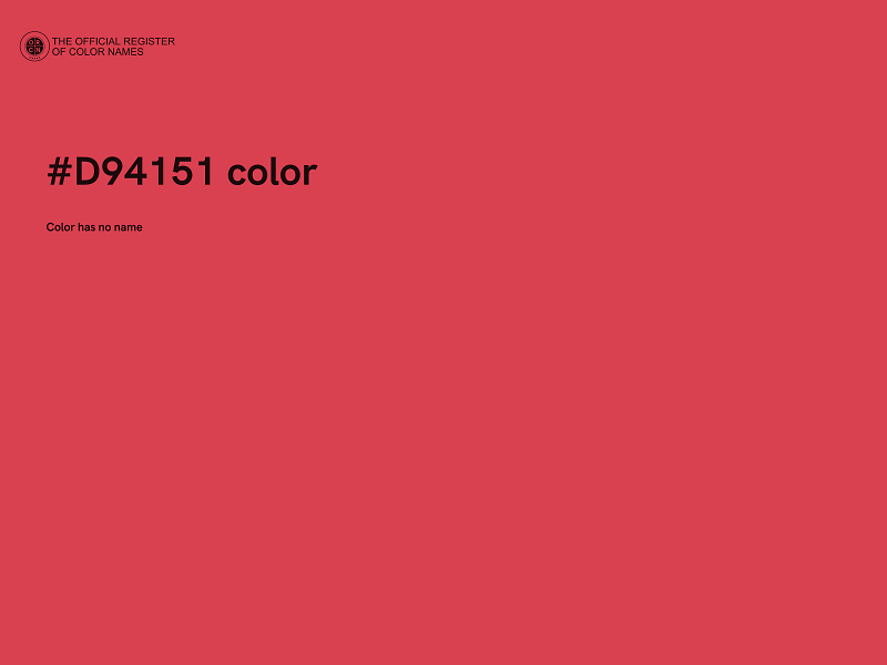 #D94151 color image