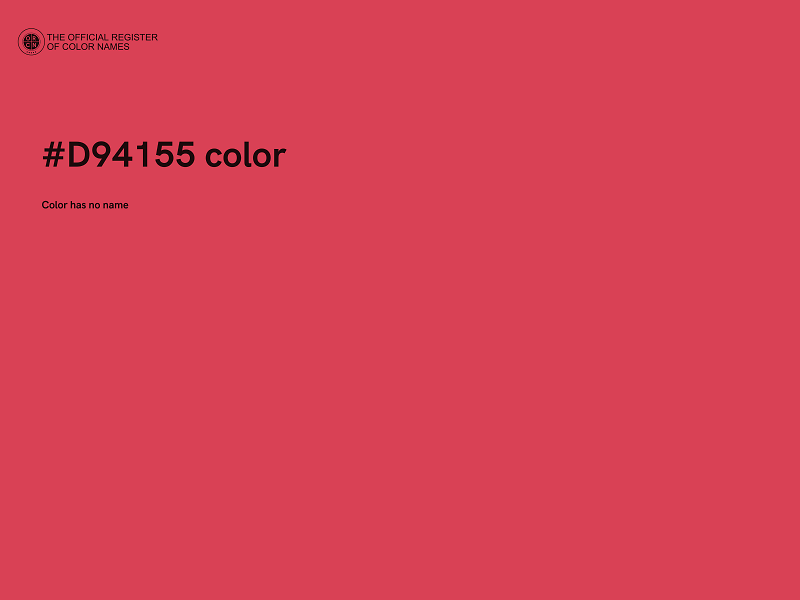 #D94155 color image