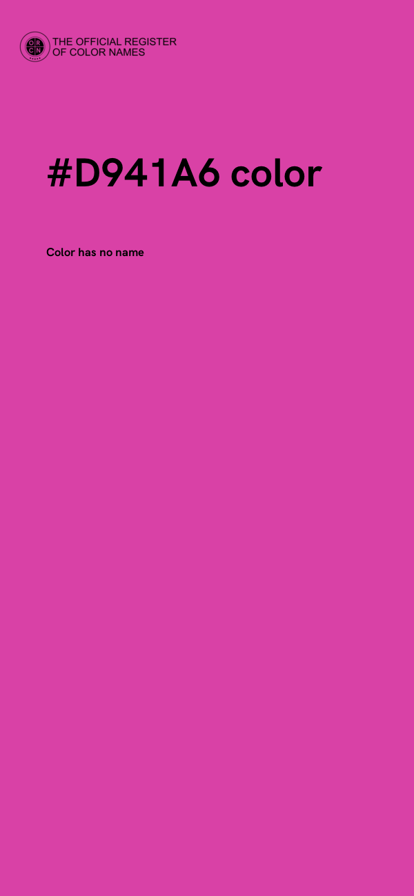 #D941A6 color image