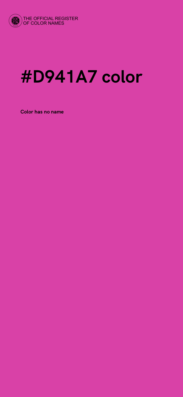 #D941A7 color image