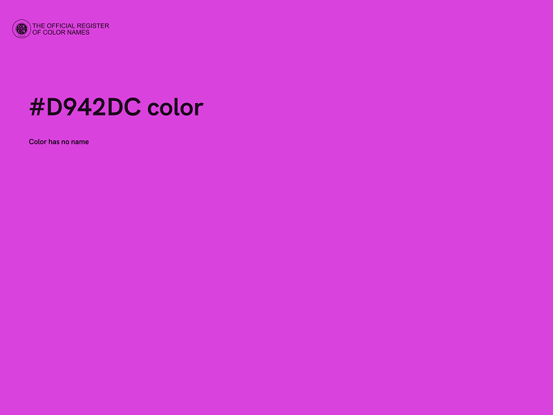 #D942DC color image