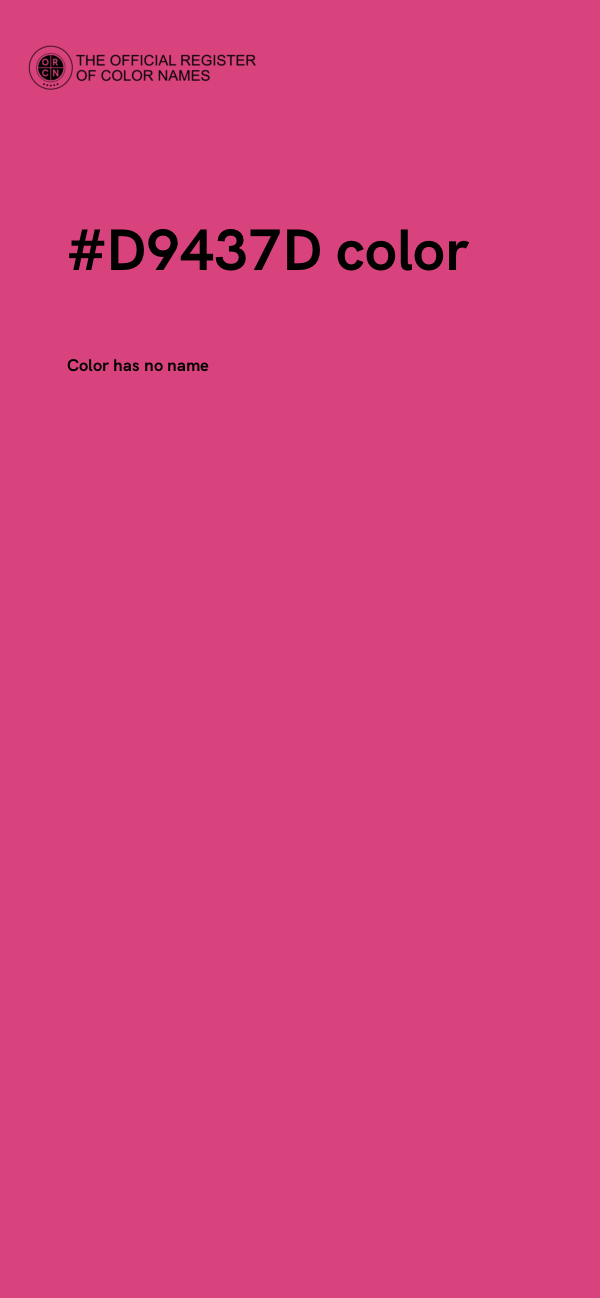 #D9437D color image