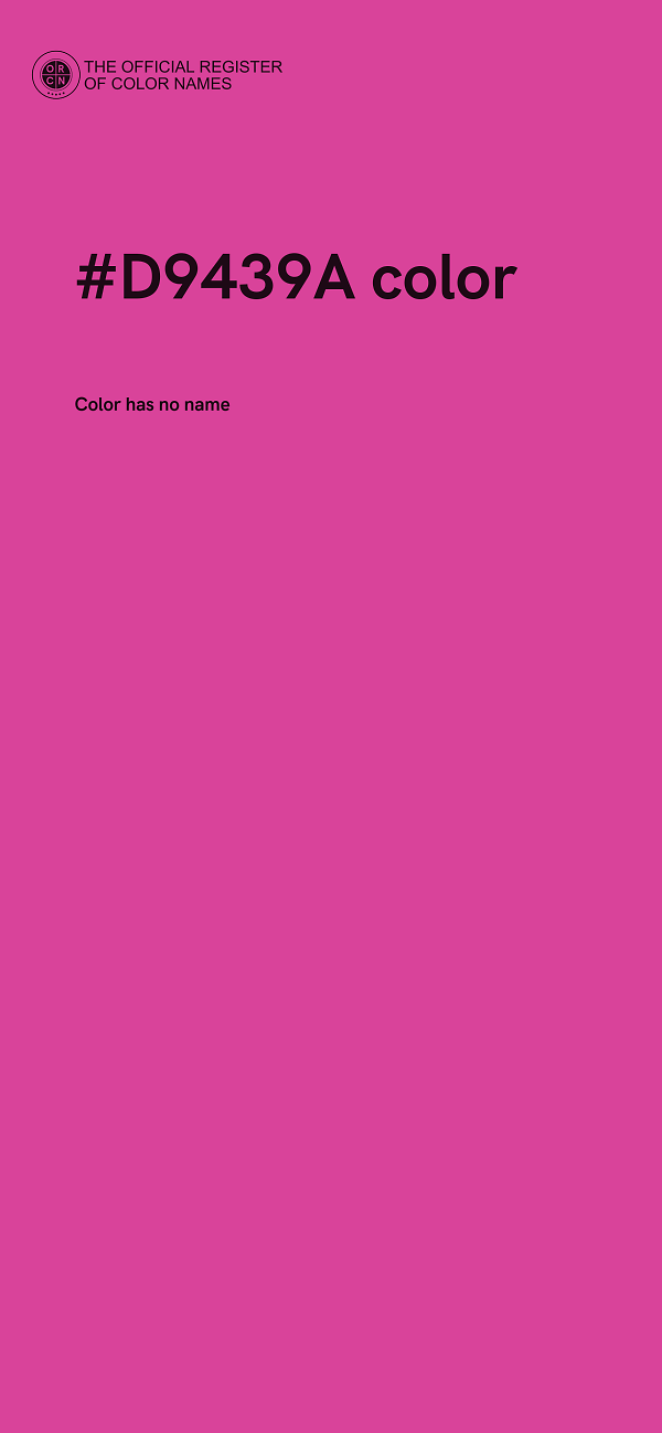 #D9439A color image