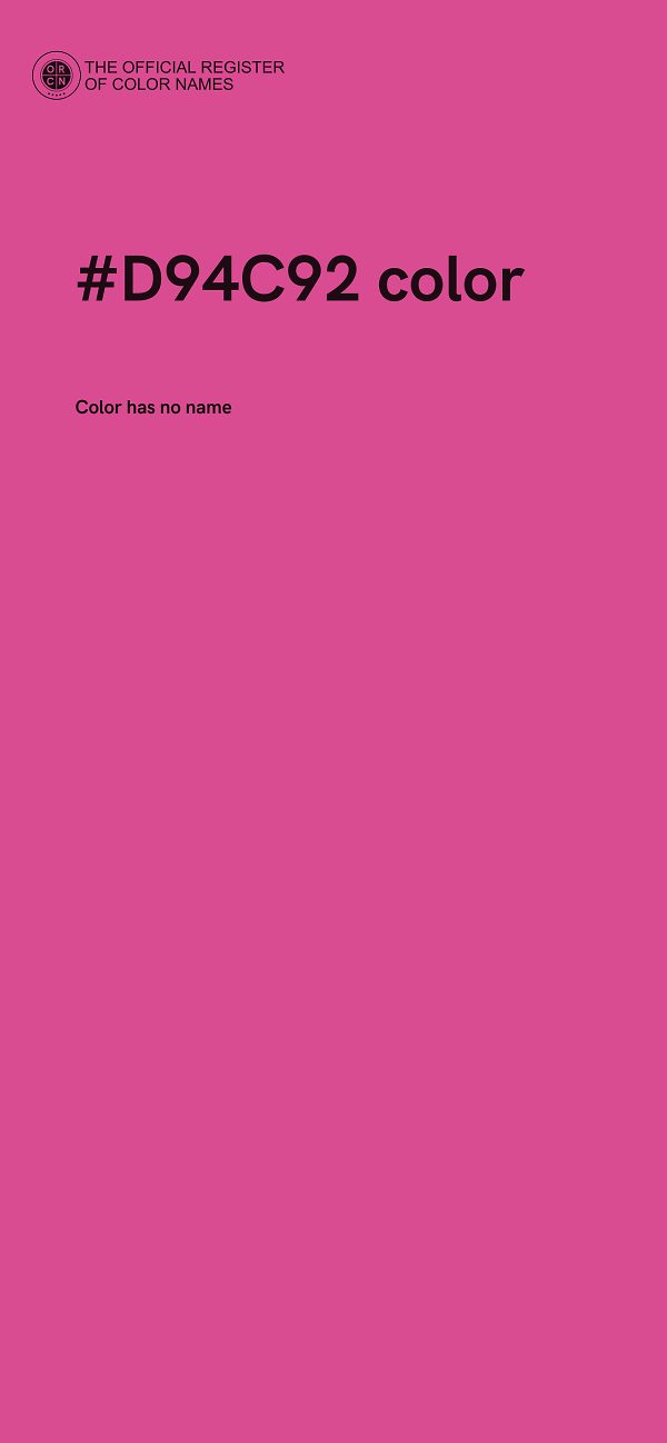#D94C92 color image