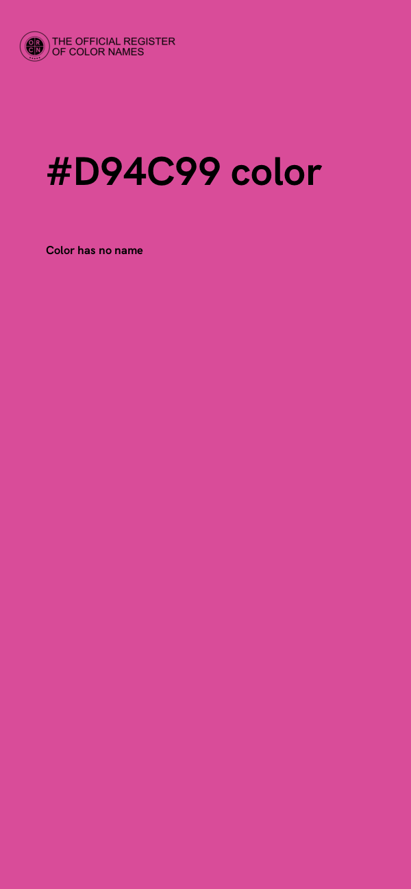 #D94C99 color image