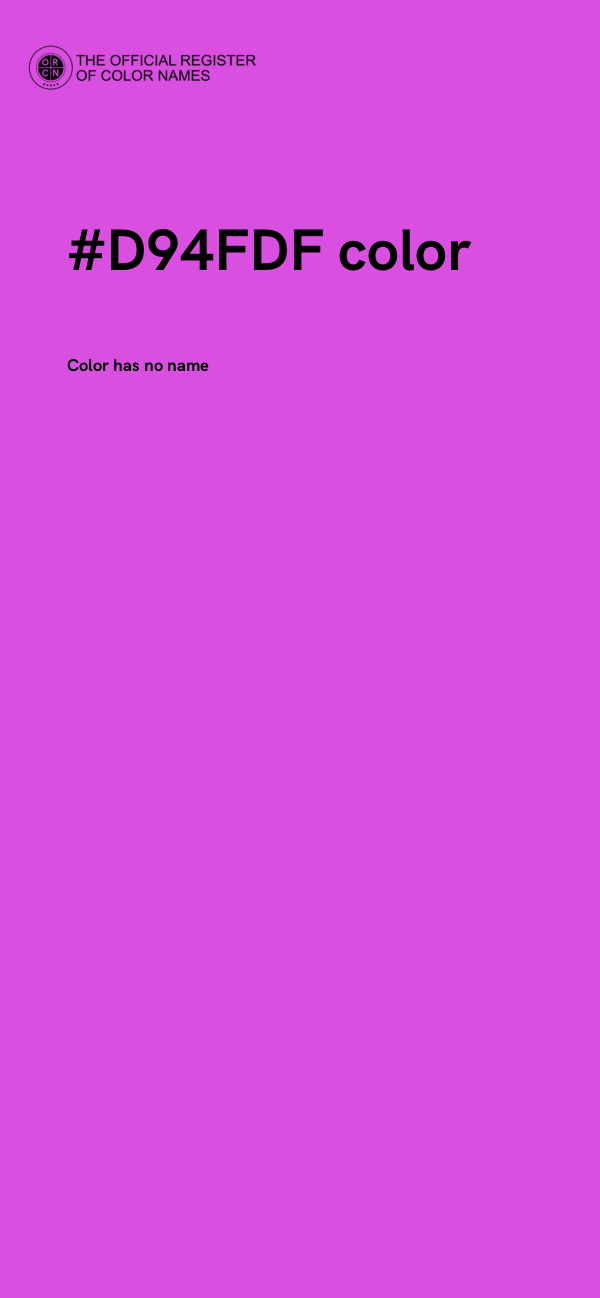 #D94FDF color image
