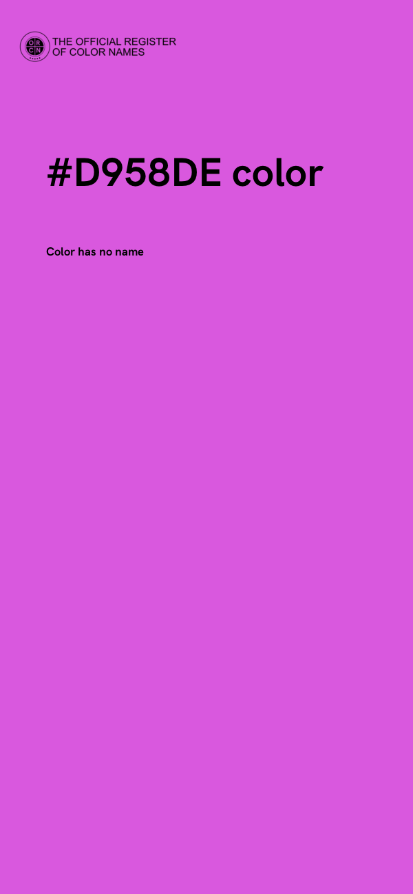 #D958DE color image