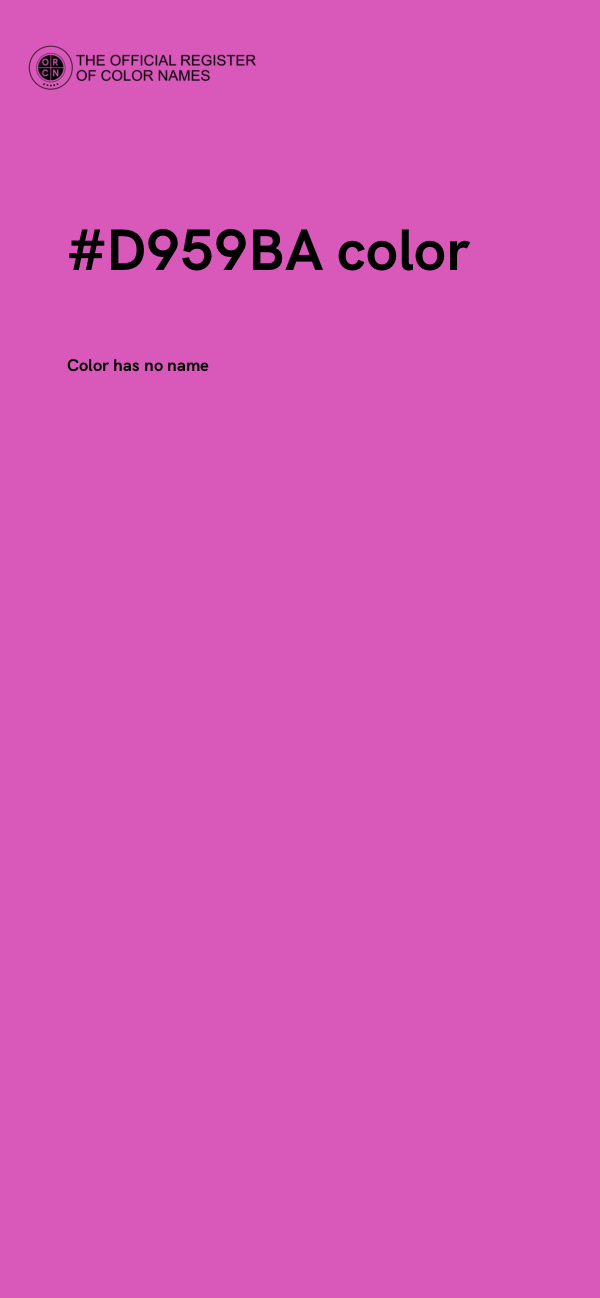 #D959BA color image