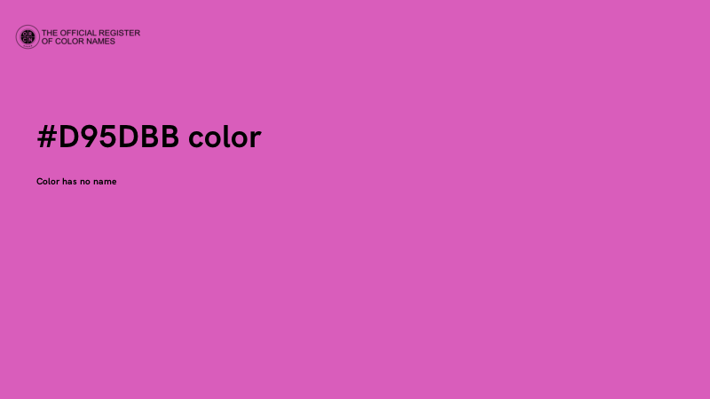 #D95DBB color image