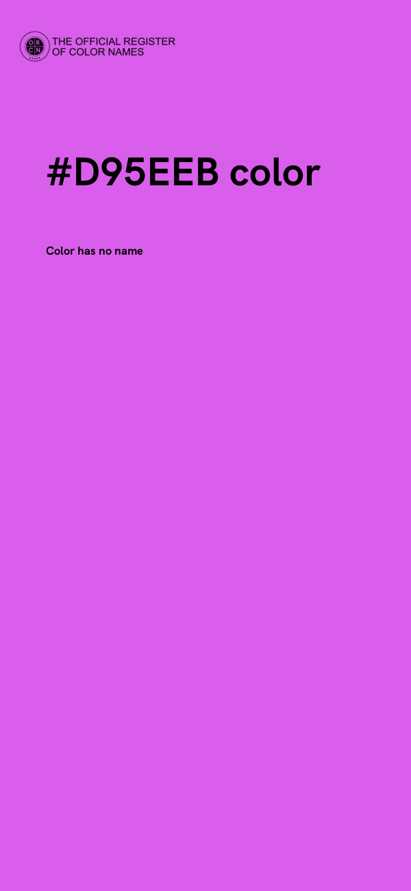 #D95EEB color image